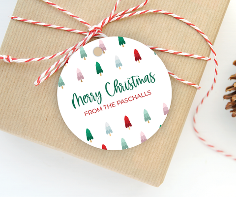 Christmas Trees • Holiday Gift Tags