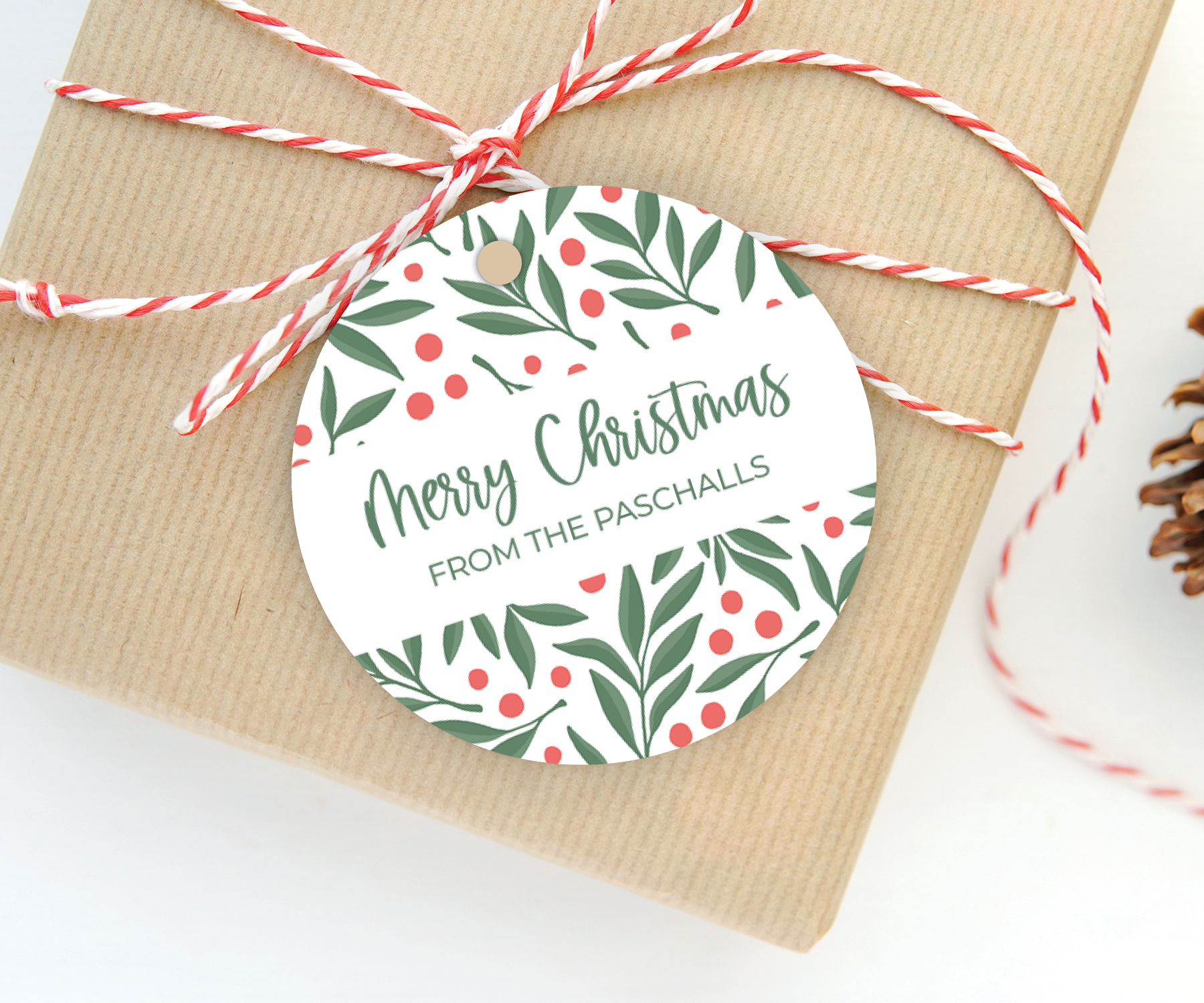 Berries & Branches • Holiday Gift Tags