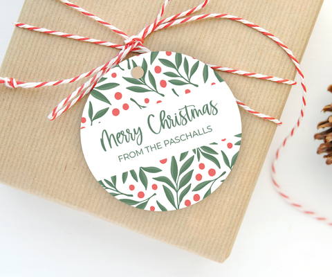 Berries & Branches • Holiday Gift Tags