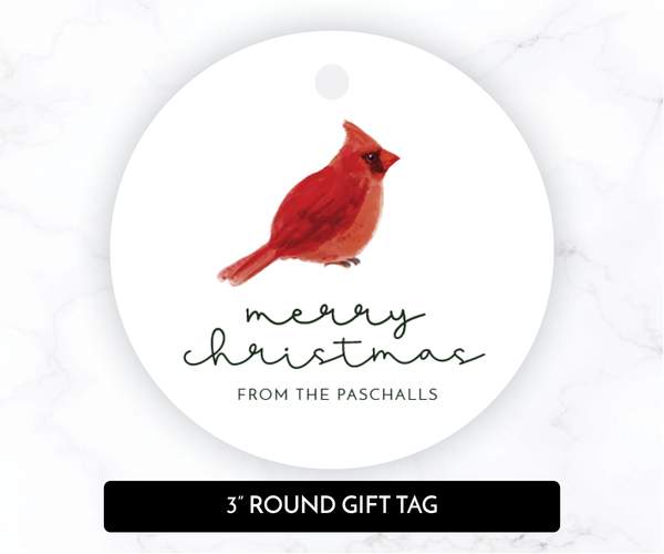 Cardinal • Holiday Gift Tags