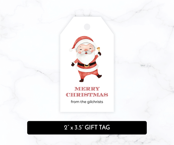 Santa • Holiday Gift Tags