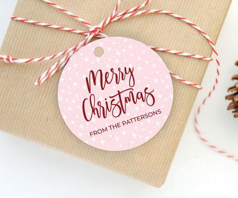 Pink • Holiday Gift Tags