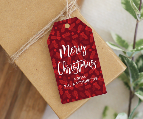 Holly Berries • Holiday Gift Tags