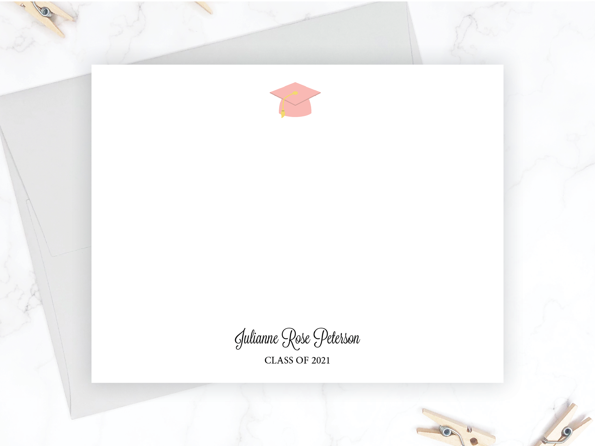 Copy of Graduation 2021 • Flat Note Cards