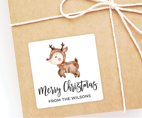 Reindeer • Holiday Gift Labels