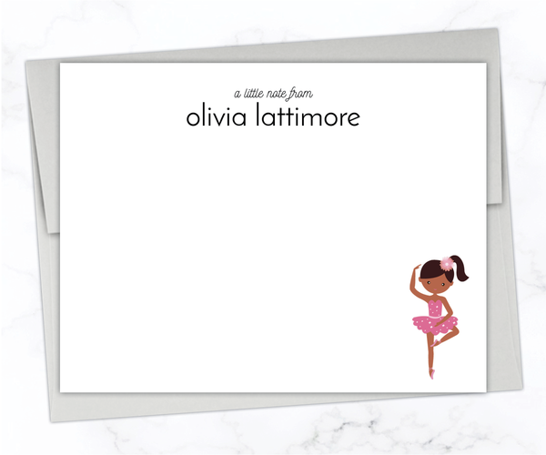 Ballerina • Flat Note Cards