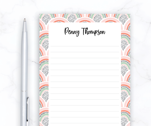 Personalized Notepad • Art Deco