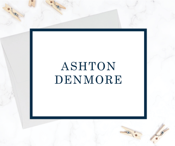 Ashton • Folding Note Cards