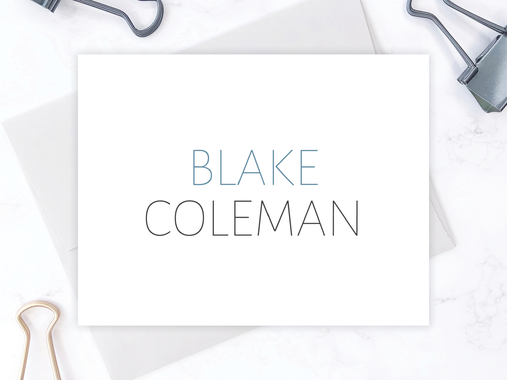 Blake • Folding Note Cards