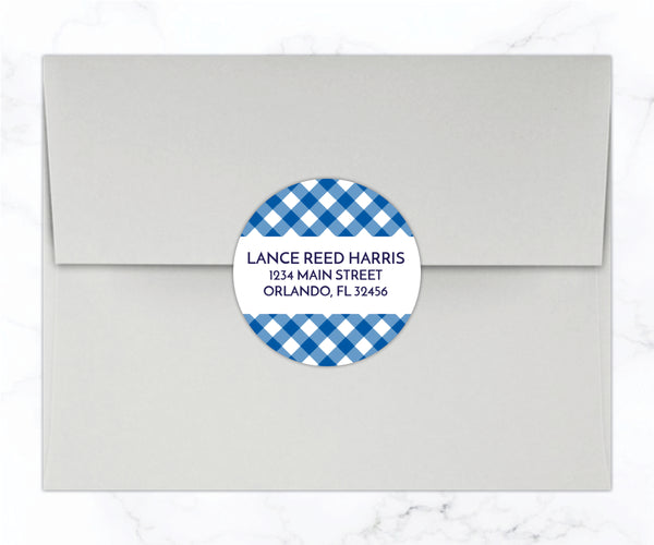 Blue Check • Fill-in-the-Blank Thank You Cards