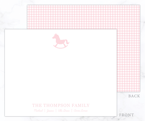Rocking Horse • Flat Note Cards
