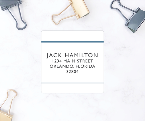 Square Return Address Labels