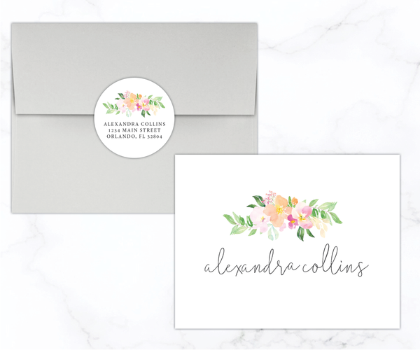 Bouquet • Folding Note Cards