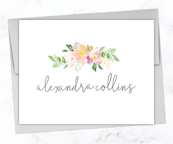 Bouquet • Folding Note Cards