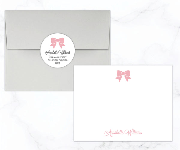 Bow • Flat Note Cards