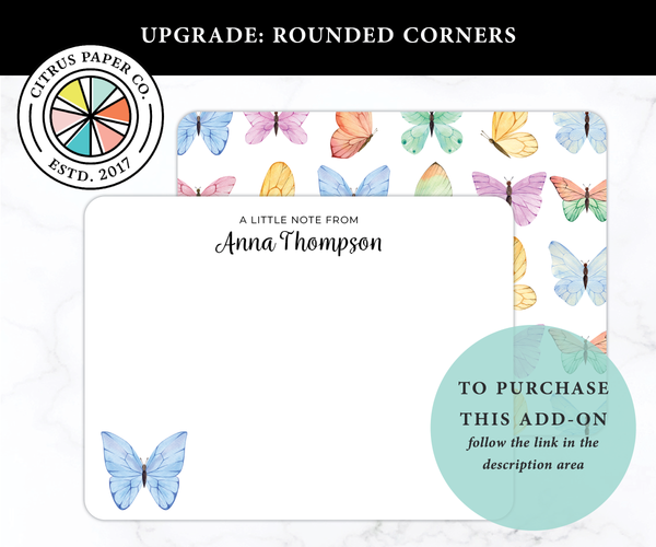 Butterfly • Flat Note Cards
