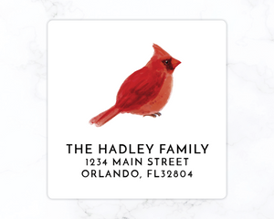 Cardinal | Holiday Return Address Labels