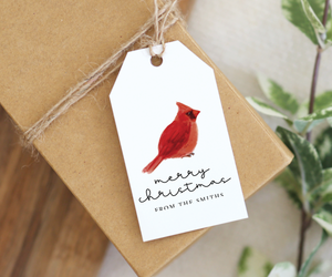 Cardinal • Holiday Gift Tags