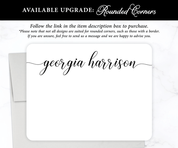 Herringbone Family • Flat Note Cards