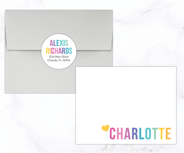 Charlotte • Flat Note Cards
