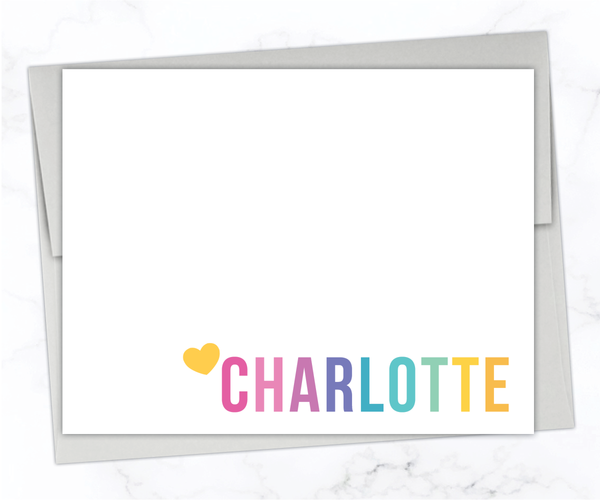 Charlotte • Flat Note Cards