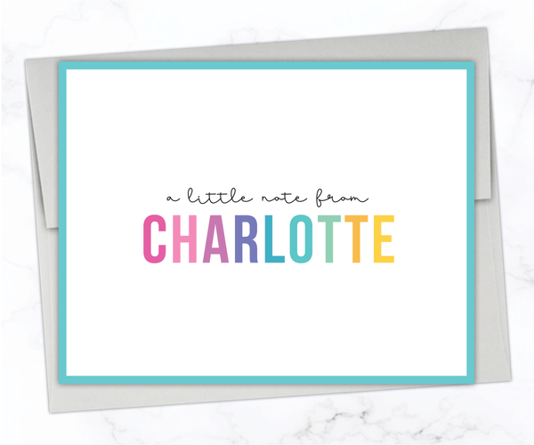 Charlotte • Folding Note Cards