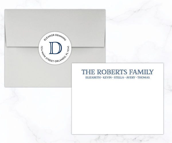 Eleanor Family • Flat Note Cards