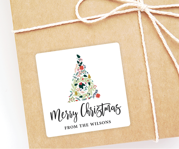 Christmas Tree • Holiday Gift Labels