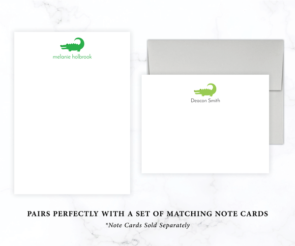 Personalized Notepad • Alligator