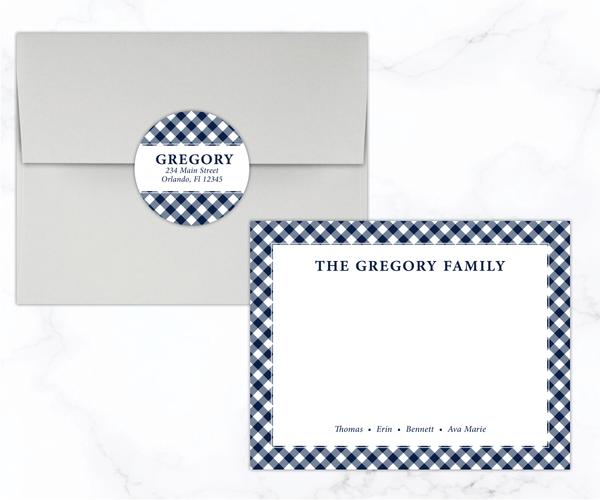 Gregory Family • Flat Note Cards