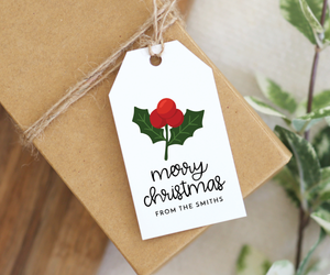 Holly • Holiday Gift Tags