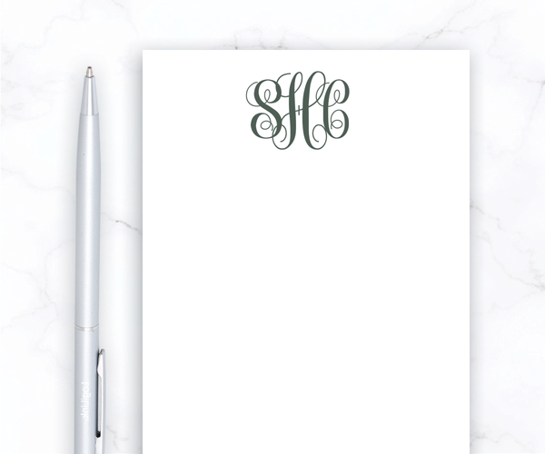 Personalized Notepad • Monogram