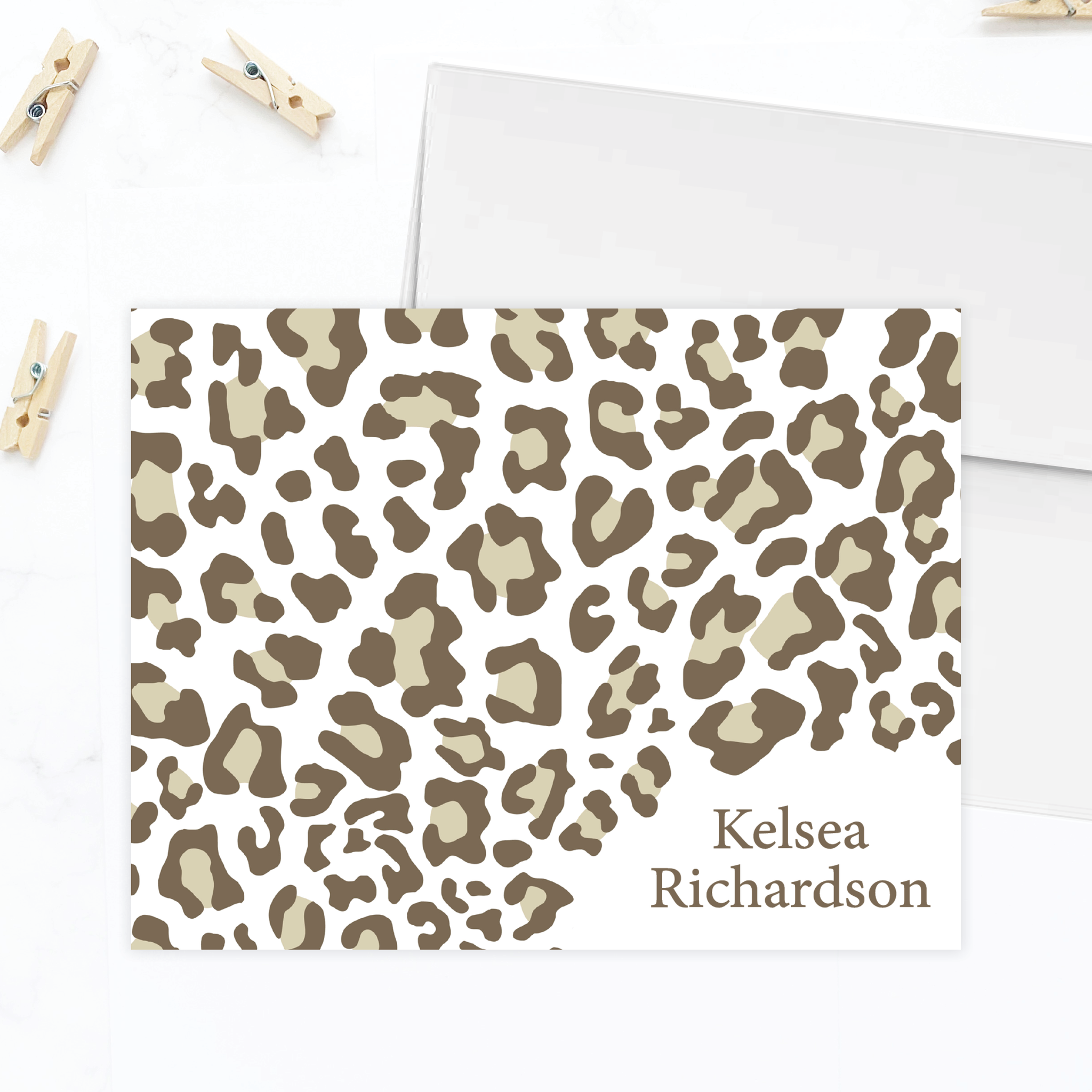 Leopard • Folding Note Cards