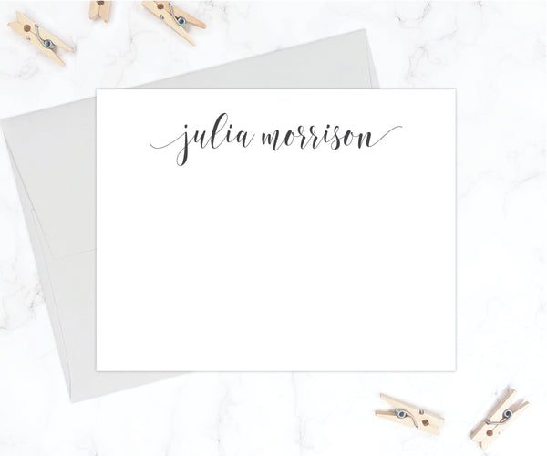 Julia • Flat Note Cards