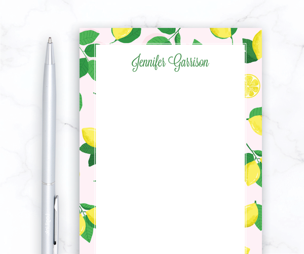 Personalized Notepad • Lemons