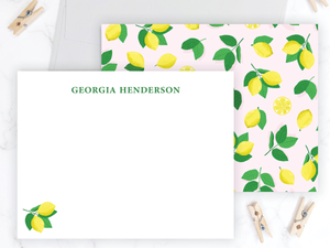 Lemons • Flat Note Cards
