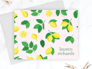 Lemons • Folding Note Cards