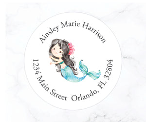 Mermaid | Round Return Address Labels