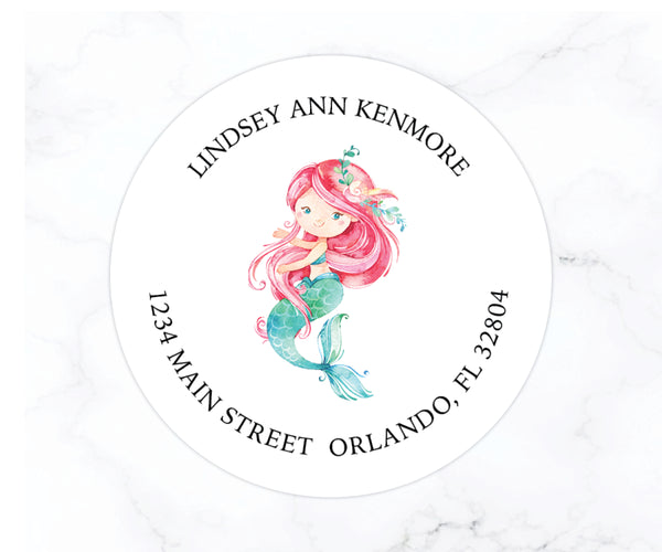 Mermaid | Round Return Address Labels