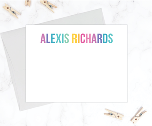 Alexis • Flat Note Cards