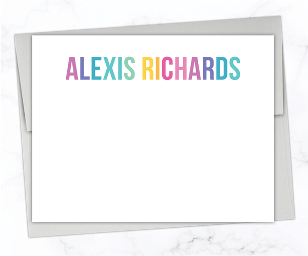 Alexis • Flat Note Cards