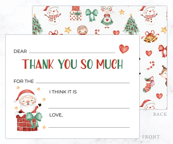Chimney • Fill-in-the-Blank Thank You Cards