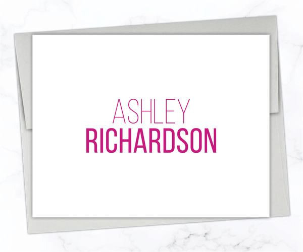 Ashley • Folding Note Cards