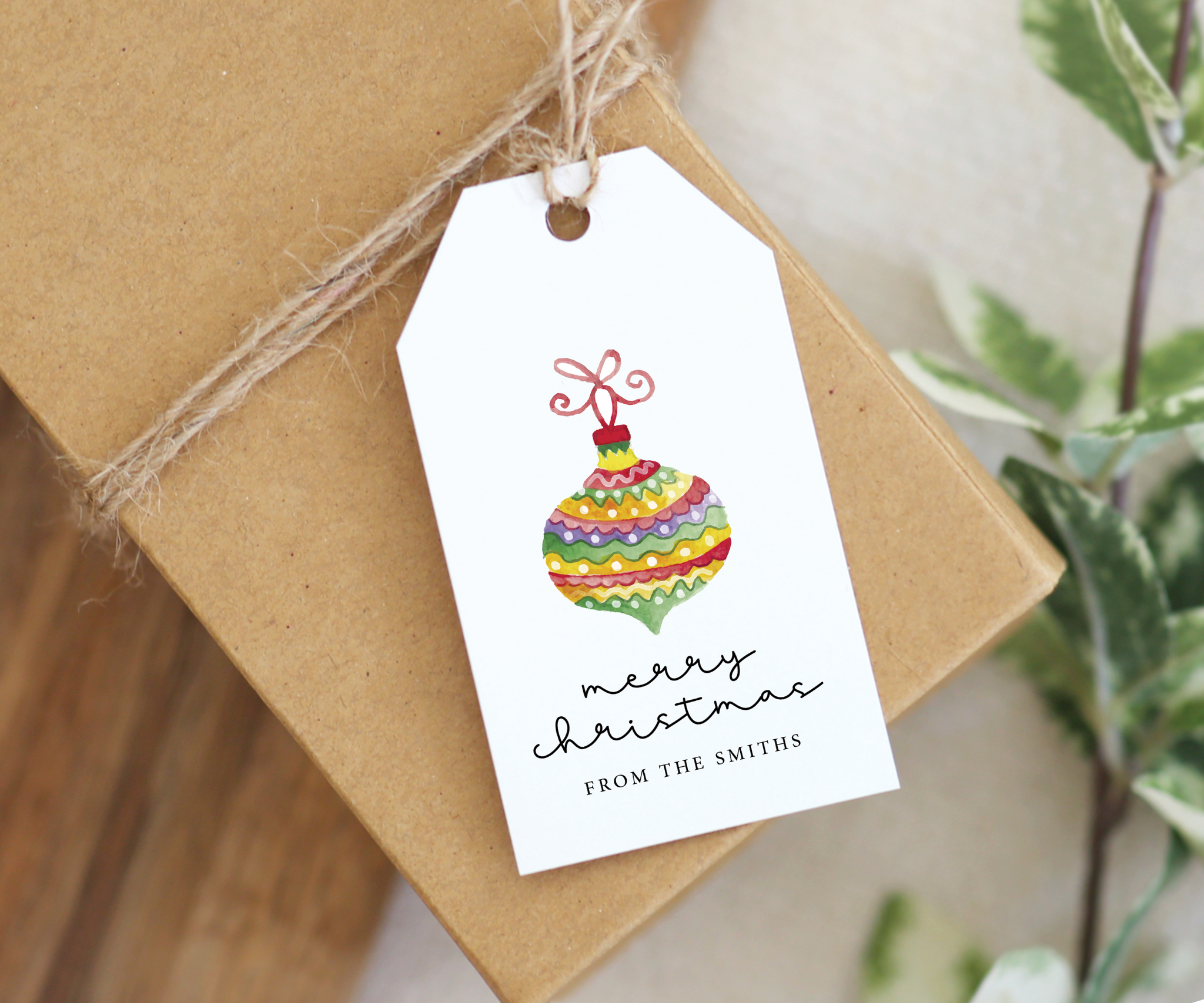 Vintage Ornament • Holiday Gift Tags