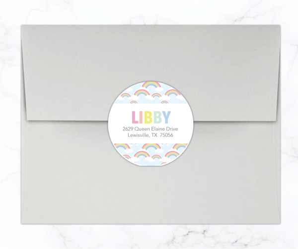 Rainbow • Fill-in-the-Blank Thank You Cards