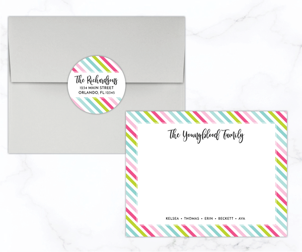 Rainbow Family • Flat Note Cards