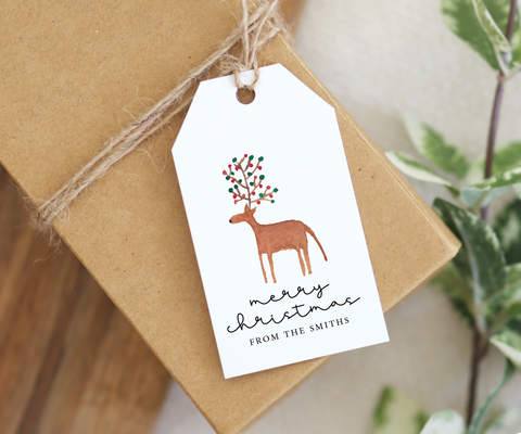 Reindeer • Holiday Gift Tags