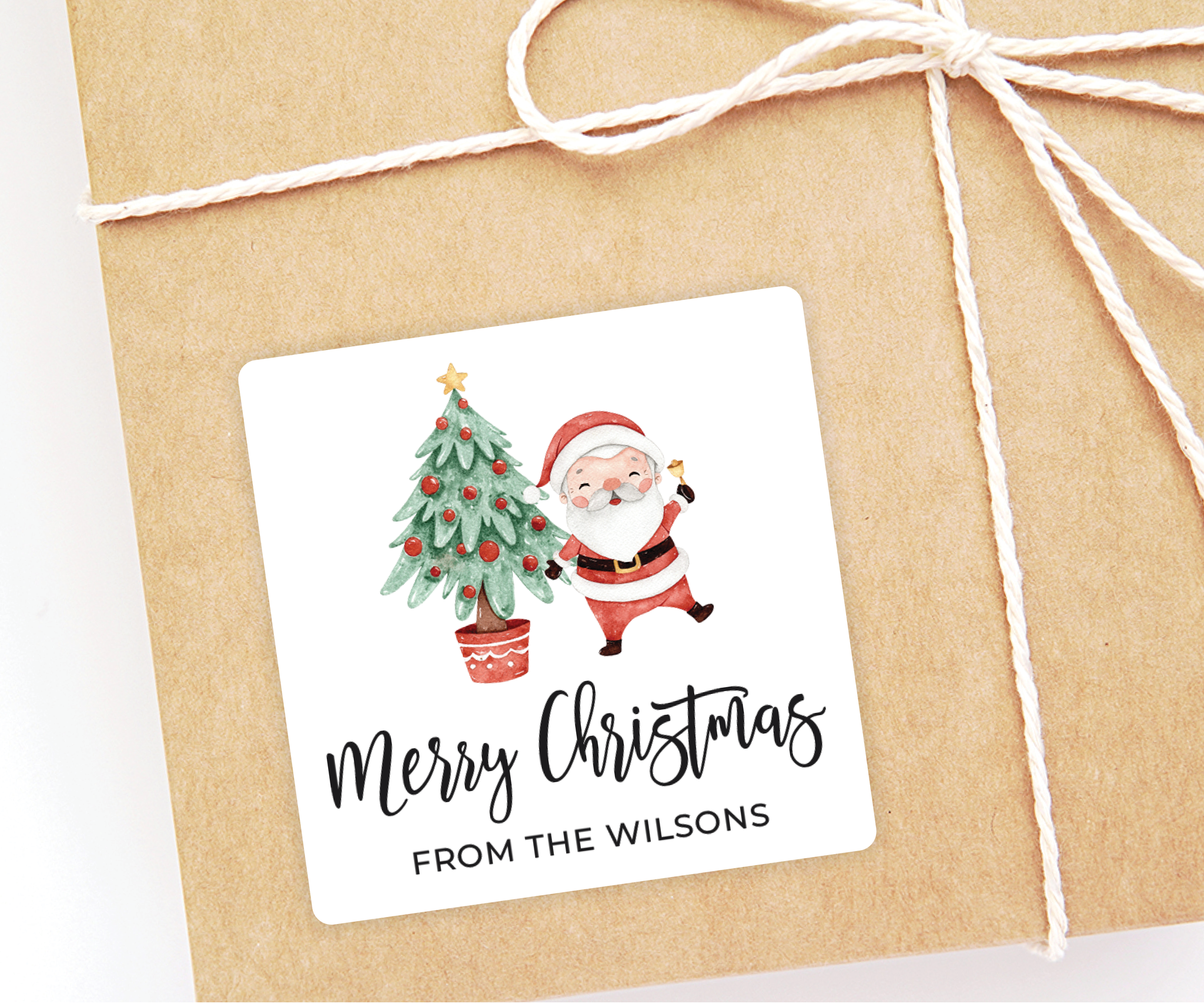 Santa • Holiday Gift Labels