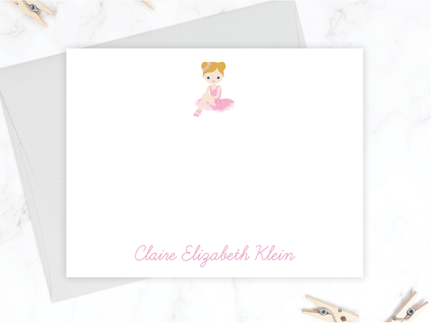 Ballerina • Flat Note Cards