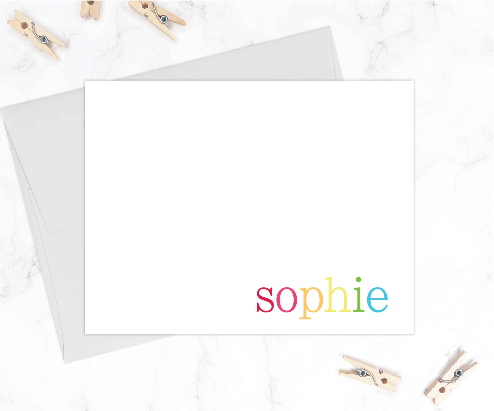 Sophie • Flat Note Cards